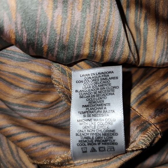 Derek Lam Design Nation Bubble Dress Sleeveless Party XL Peach Gray Faux Wrap - Picture 8 of 8